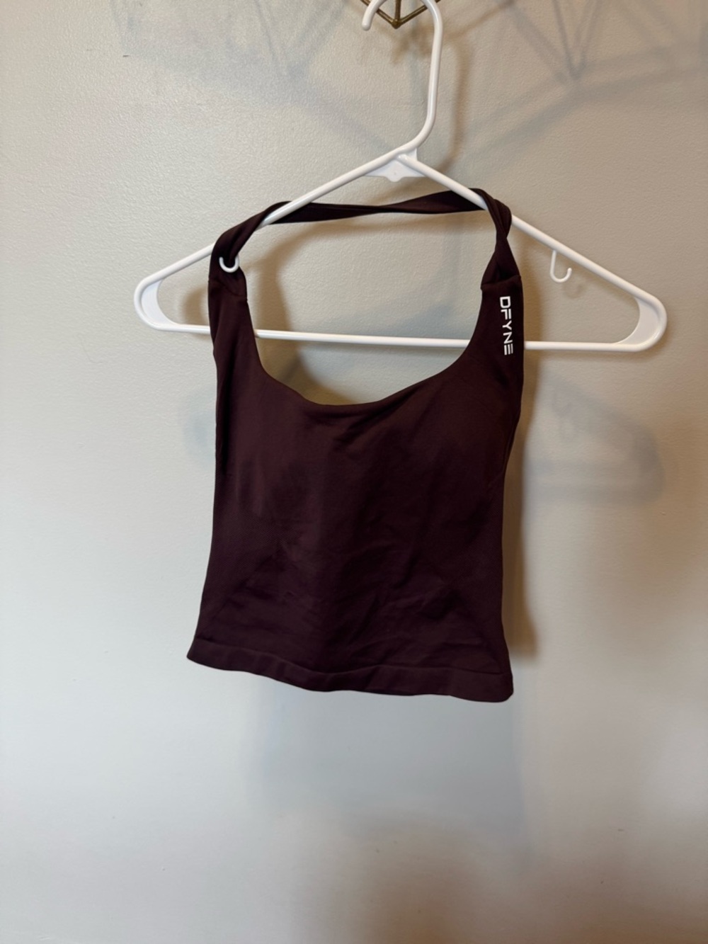 DFYNE Impact Halter Top Espresso